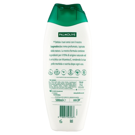 Palmolive bagnoschiuma Naturals Oliva Verde e Latte Idratante 500ml